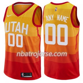 Män Utah Jazz Tröja Skräddarsydda Nike City Edition Swingman